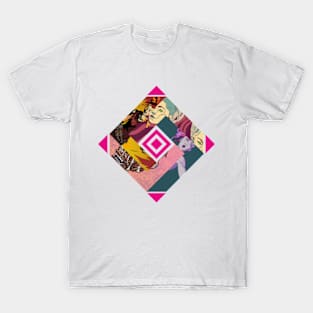 Square Abstract Illustration T-Shirt